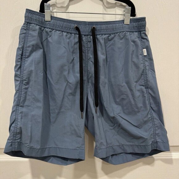 Onia The Calder Swim Trunks Shorts Men's Size Small S Lined Drawstring Blue - Picture 2 of 12